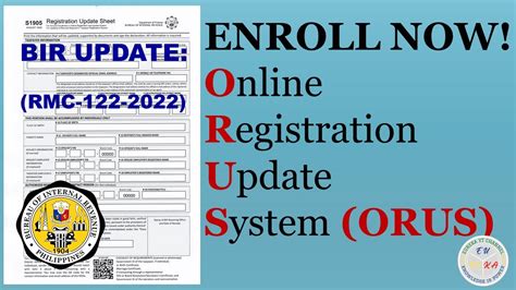 UPDATE : ONLINE REGISTRATION .